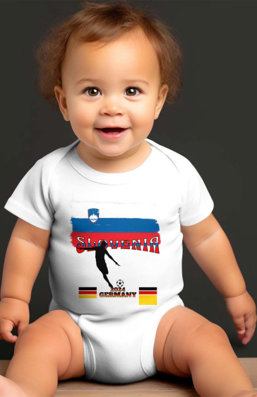 Großhändler I.A.L.D FRANCE - Baby-Jungen-Body | Slowenischer Fußball
