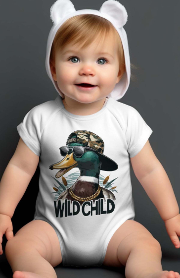 Wholesaler I.A.L.D FRANCE - Baby Boy Bodysuit | wild duck