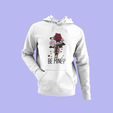 Grossiste I.A.L.D FRANCE - Sweat capuche Femme | Be mine