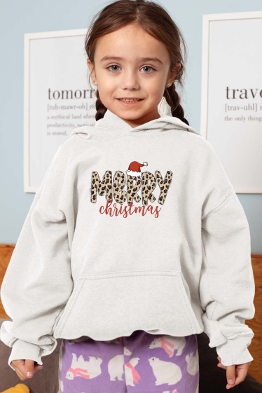 Grossiste I.A.L.D FRANCE - Sweat Capuche Fille | Merry Hat