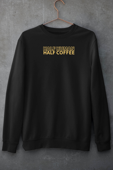 Grossiste I.A.L.D FRANCE - Sweat col Rond Femme |  Half coffee