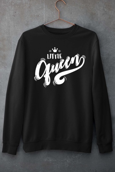 Grossiste I.A.L.D FRANCE - Sweat col rond Fille | Little Queen