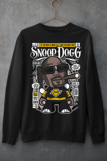 Grossiste I.A.L.D FRANCE - Sweat Col Rond Homme | Chibi Snoop