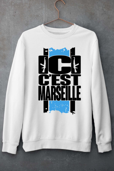 Grossiste I.A.L.D FRANCE - Sweat col Rond Homme | Ici Marseille