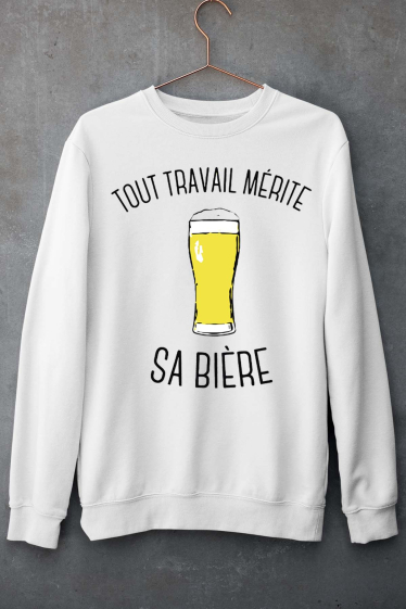Grossiste I.A.L.D FRANCE - Sweat col Rond Homme | Travail sa biere