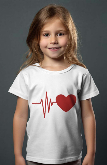 Mayorista I.A.L.D FRANCE - Camiseta niña | latido del corazón