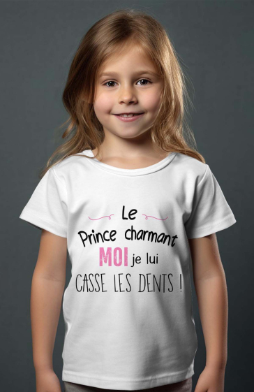 Großhändler I.A.L.D FRANCE - Mädchen-T-Shirt | bricht Zähne