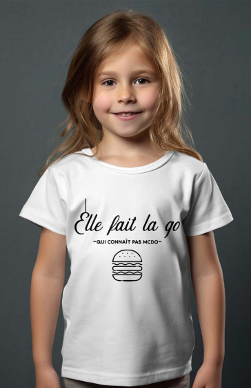 Großhändler I.A.L.D FRANCE - Mädchen-T-Shirt | Sie geht