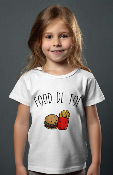 Großhändler I.A.L.D FRANCE - Mädchen-T-Shirt | Essen von Dir
