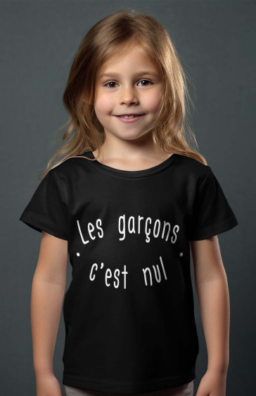 Grossiste I.A.L.D FRANCE - T-shirt Fille | garcons c'est nul