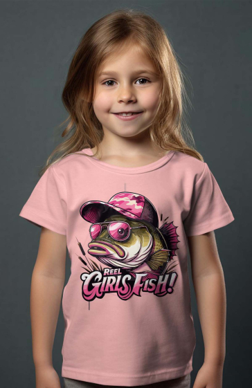 Grossiste I.A.L.D FRANCE - T-shirt Fille | girl fish