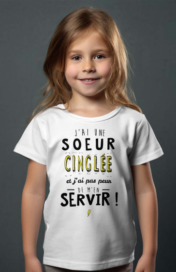 Mayorista I.A.L.D FRANCE - Camiseta niña | tengo una hermana loca