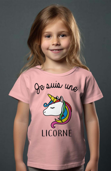 Mayorista I.A.L.D FRANCE - Camiseta niña | soy un licorn