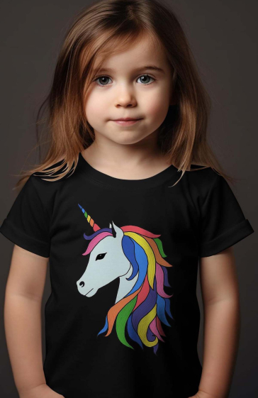 Mayorista I.A.L.D FRANCE - Camiseta niña | Melena de unicornio