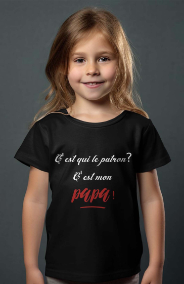 Großhändler I.A.L.D FRANCE - Mädchen-T-Shirt | Boss Papa