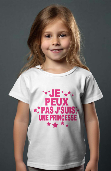 Großhändler I.A.L.D FRANCE - Mädchen-T-Shirt | kann Prinzessin