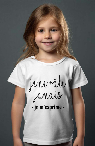 Großhändler I.A.L.D FRANCE - Mädchen-T-Shirt | Stöhnen nicht ausgedrückt