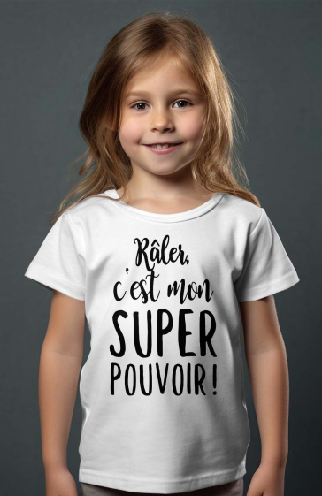 Grossiste I.A.L.D FRANCE - T-shirt Fille | Raler super pouvoir