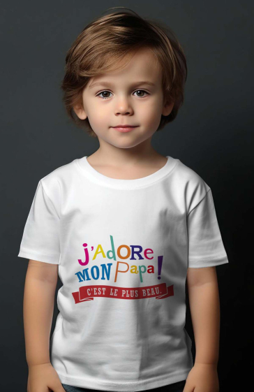 Mayorista I.A.L.D FRANCE - Camiseta niño | Amo a mi papá