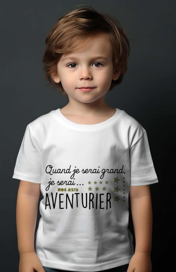 Grossiste I.A.L.D FRANCE - T-shirt Garçon  | aventurier