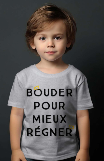 Großhändler I.A.L.D FRANCE - Jungen-T-Shirt | schmollen Herrschaft