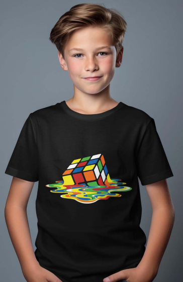 Grossiste I.A.L.D FRANCE - T-shirt Garçon  | cube