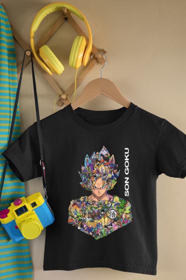 Grossiste I.A.L.D FRANCE - T-shirt Garçon | Goku Incrustation
