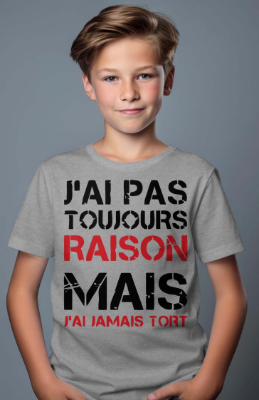 Mayorista I.A.L.D FRANCE - Camiseta niño | No siempre tengo razón