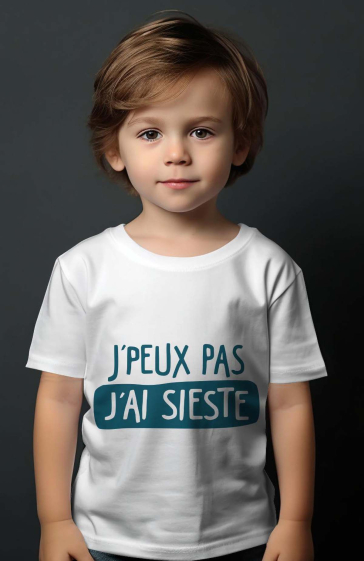 Grossiste I.A.L.D FRANCE - T-shirt Garçon  | J'ai sieste