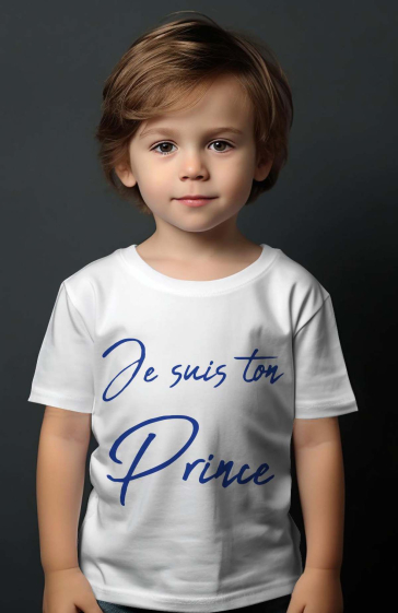 Grossiste I.A.L.D FRANCE - T-shirt Garçon  | je suis ton prince