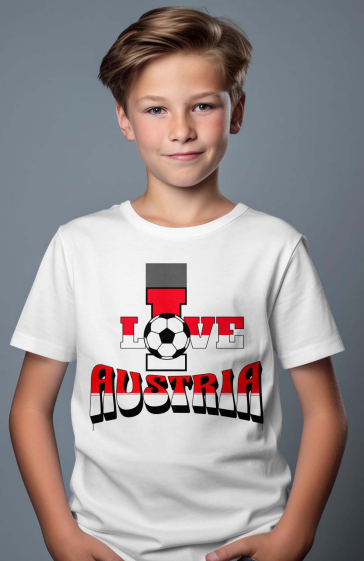 Großhändler I.A.L.D FRANCE - Jungen-T-Shirt | Liebe Österreich