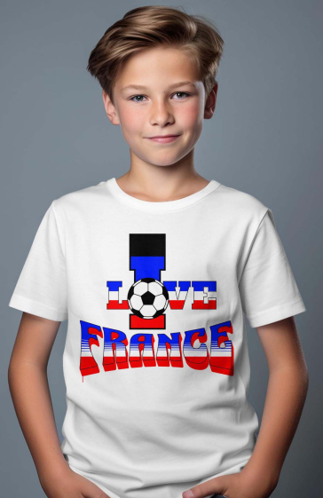 Großhändler I.A.L.D FRANCE - Jungen-T-Shirt | Liebe Frankreich