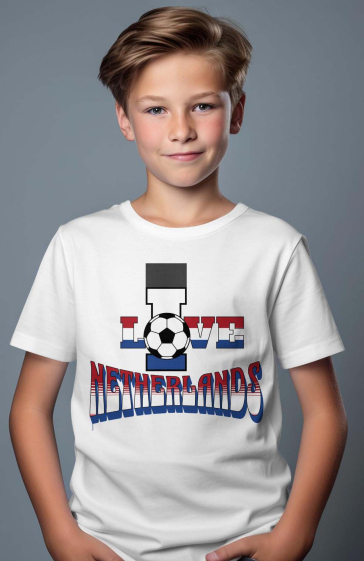 Großhändler I.A.L.D FRANCE - Jungen-T-Shirt | Ich liebe Niederlande