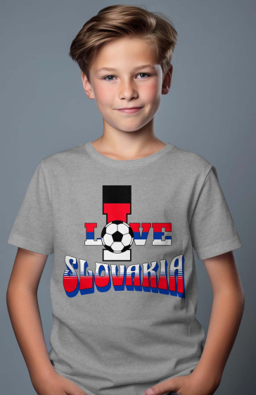 Großhändler I.A.L.D FRANCE - Jungen-T-Shirt | Ich liebe Slovensko