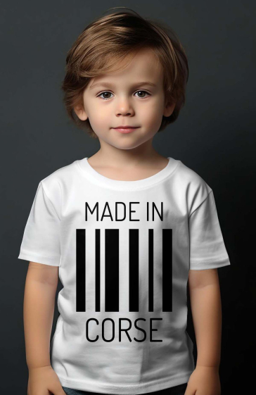 Großhändler I.A.L.D FRANCE - Jungen-T-Shirt | Hergestellt auf Korsika