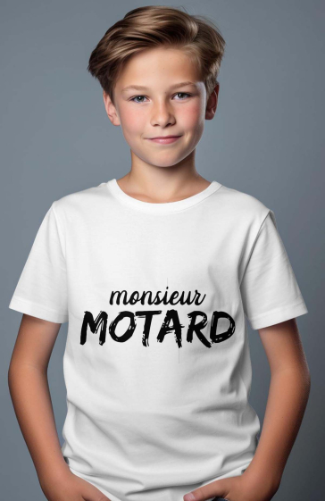 Wholesaler I.A.L.D FRANCE - Boy's tee  | monsieur motard