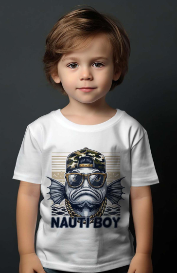 Grossiste I.A.L.D FRANCE - T-shirt Garçon  | nauty boy