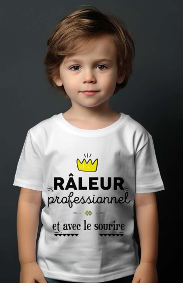 Grossiste I.A.L.D FRANCE - T-shirt Garçon  | raleur pro