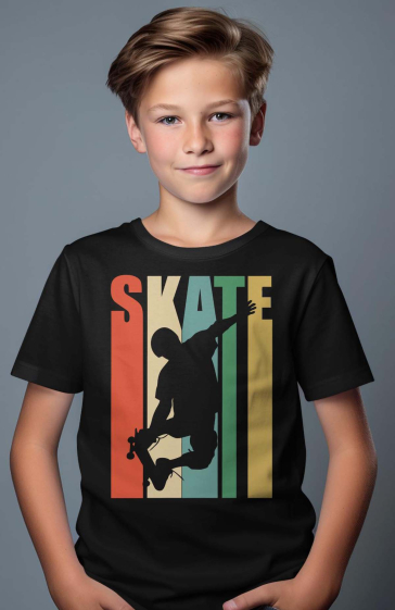 Grossiste I.A.L.D FRANCE - T-shirt Garçon  | Skate color