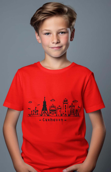 Grossiste I.A.L.D FRANCE - T-shirt Garçon  | Skyline Cuxhaven