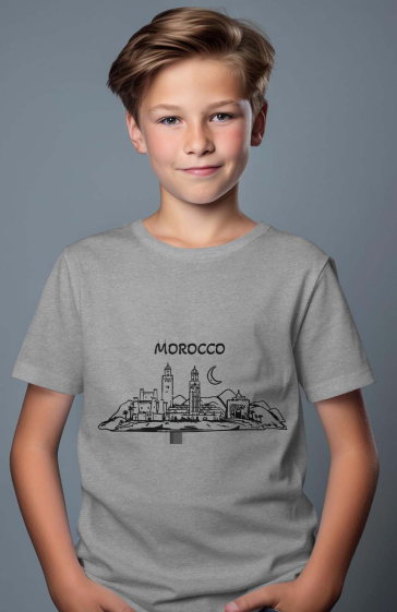 Mayorista I.A.L.D FRANCE - Camiseta niño | horizonte marruecos