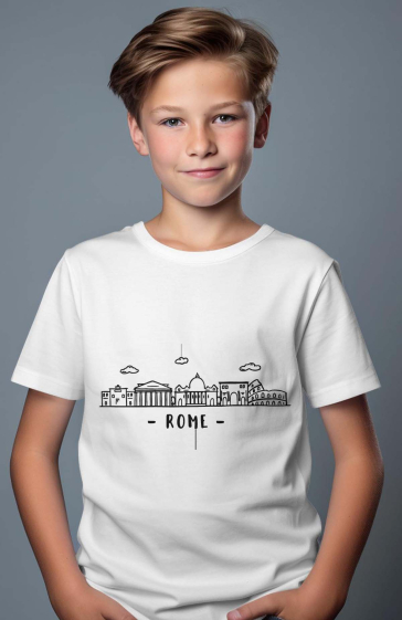 Großhändler I.A.L.D FRANCE - Jungen-T-Shirt | Skyline Rom