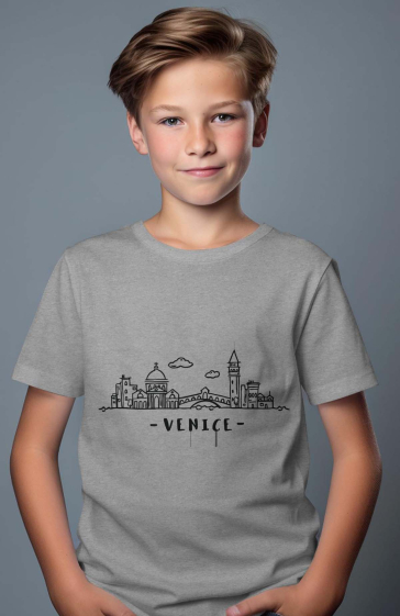 Großhändler I.A.L.D FRANCE - Jungen-T-Shirt | Skyline Venedig