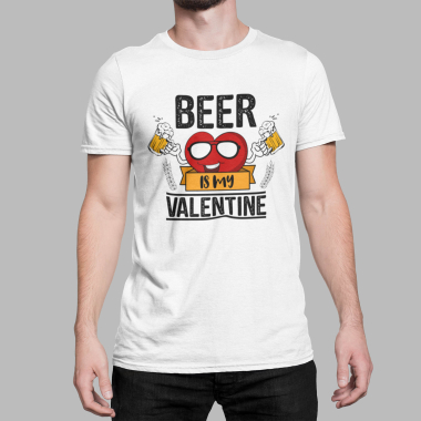 Grossiste I.A.L.D FRANCE - T-shirt Homme | Beer is my valentine
