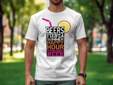 Grossiste I.A.L.D FRANCE - T-shirt Homme | beers fiesta summer