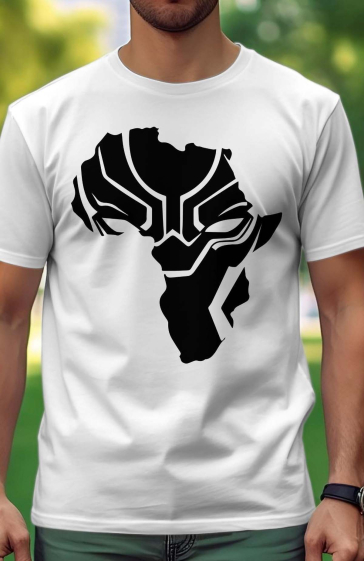 Wholesaler I.A.L.D FRANCE - Men's T-shirt | Black Afrik