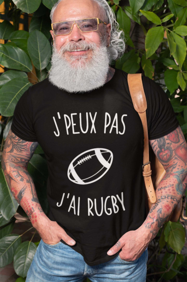 Grossiste I.A.L.D FRANCE - T-shirt Homme Col Rond | J'peux pas Rugby