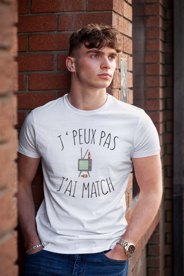 Grossiste I.A.L.D FRANCE - T-shirt Homme Col Rond | Peux pas match