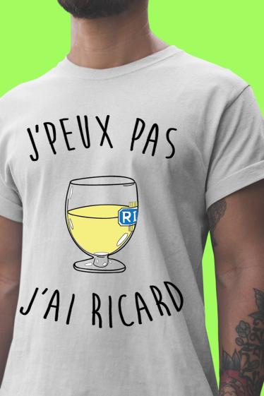 Großhändler I.A.L.D FRANCE - Herren-T-Shirt mit Rundhalsausschnitt | Kann nicht, OM