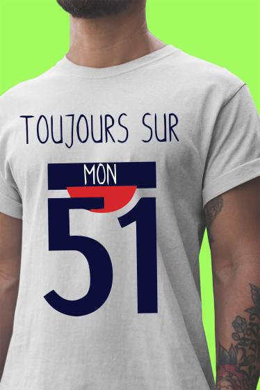 Grossiste I.A.L.D FRANCE - T-shirt Homme Col Rond | Tjrs sur 51